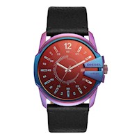 Reloj Diesel Acero Multicolor y Cuero Negro DZ1951